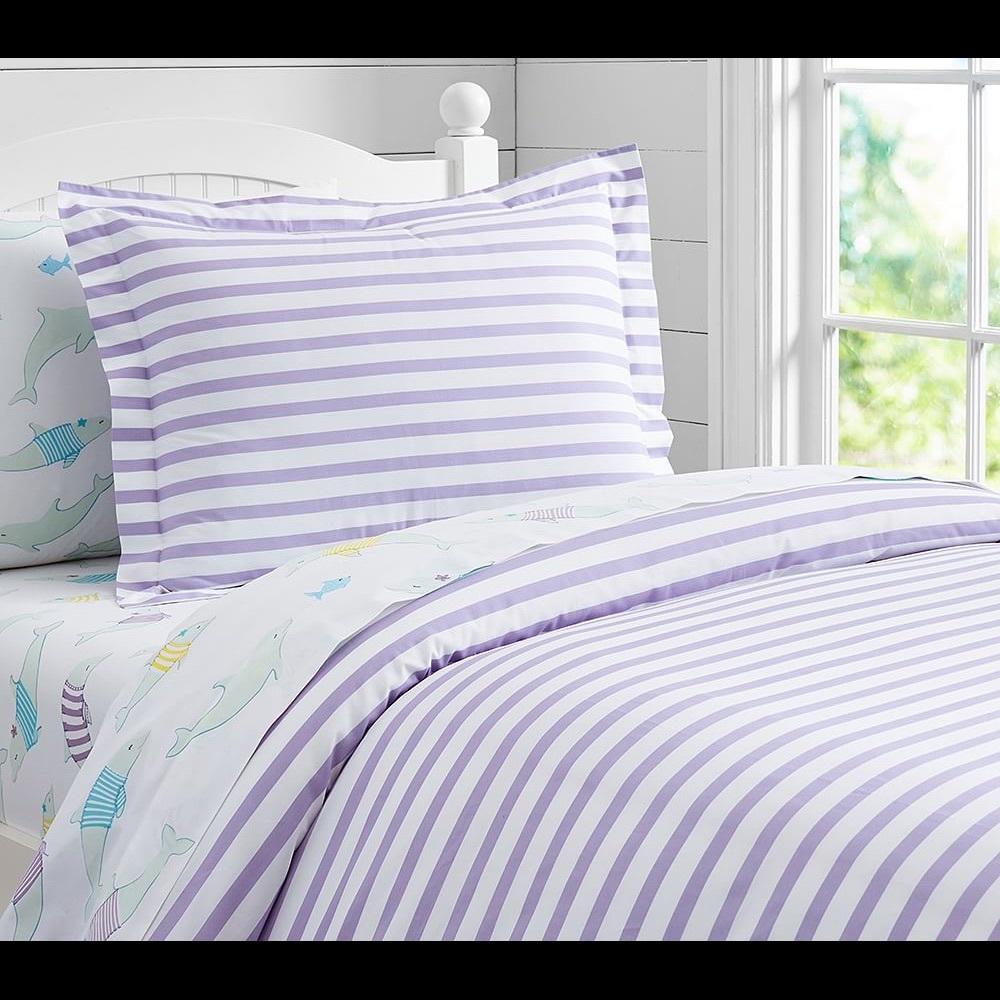 Breton Striped Duvet Cover by PB Kids